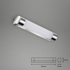 BRILONER BRILONER LED nástěnné svítidlo do koupelny 35,2 cm 8W 720lm chrom IP44 BRI 2051-018