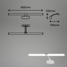 BRILONER BRILONER LED svítidlo k zrcadlu 60 cm 8 W 1040lm chrom BRI 2131014