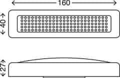 BRILONER BRILONER LED Lero Indoor 16 cm 3x0,06W 5lm titan BRI 2689-034