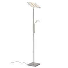 BRILONER BRILONER LED stojací svítidlo s dotykovým vypínačem 180 cm 3x7,5W 750lm matný nikl BRILO 1328-022