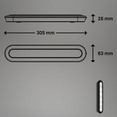 BRILONER BRILONER LED Lero Indoor 30,5 cm 1,5W 133lm černá BRI 2281-015