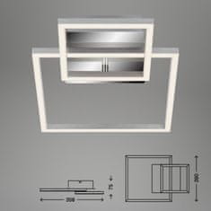 BRILONER BRILONER LED rám 35,8 cm 19W 1850lm chrom BRI 3118-018