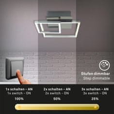 BRILONER BRILONER LED rám 35,8 cm 19W 1850lm chrom BRI 3118-018