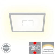 BRILONER BRILONER Slim svítidlo LED panel 19 cm 12W 1400lm stříbrná BRI 3174-014