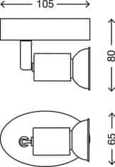 BRILONER BRILONER Bodové svítidlo 10,5 cm 1xGU10 3W 250lm titan BRI 2915-014