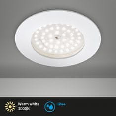 BRILONER BRILONER LED vestavné svítidlo, pr. 10 cm, 10,5 W, bílé IP44 BRI 7206-016