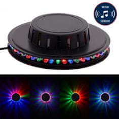 BRILONER BRILONER LED RGB světelný puk pr. 12,5 cm max. 3W černá BRILO 2341-048