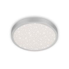 BRILONER BRILONER LED stropní svítidlo hvězdné nebe, pr. 38 cm, 24 W, 3000 lm, stříbrná BRILO 3071-014