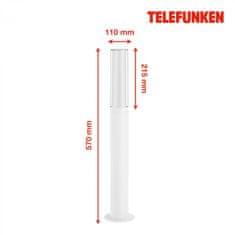 BRILONER BRILONER TELEFUNKEN LED venkovní svítidlo pr. 11 cm 8W 850lm bílé TF 311406TF