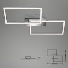 BRILONER BRILONER LED CCT rám 50 cm 2x15W 1650lm chrom BRILO 3149-018