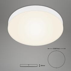 BRILONER BRILONER LED stropní svítidlo, pr. 27,8 cm, 21 W, bílé BRI 7066-016