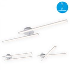 BRILONER BRILONER LED stropní svítidlo 78,2 cm 2x9W 1400lm hliník BRI 3163-029