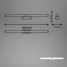 BRILONER BRILONER LED svítidlo k zrcadlu 60 cm 8 W 1040lm chrom BRI 2117014