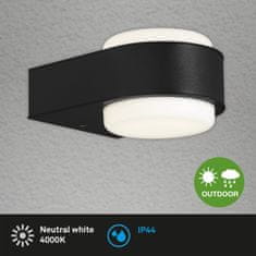 BRILONER BRILONER LED venkovní svítidlo 14,4 cm 6,5W 650lm černá BRILO 3035-015