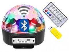 Verk 15899 LED Disko koule Bluetooth s dálkovým ovládáním