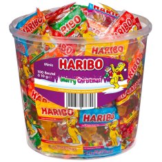 Haribo Haribo Merry Christmas Minis malé sáčky 100x10g