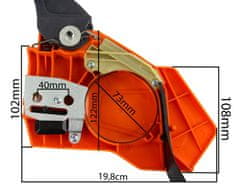 MAR-POL Brzda kompletní k benzinové řetězové pile CS-65T DEMON M8313254CS