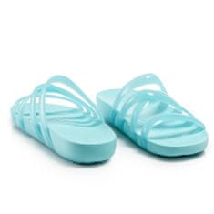 Crocs Pantofle modré 39 EU Splash Glossy Strappy