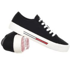 Tommy Hilfiger Boty černé 40 EU Tommy Jeans Low Cut