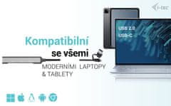 i-tec USB-A/USB-C Metal HUB/ 1x USB-C 3.1/ 3x USB 2.0/ kovový