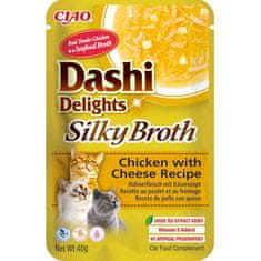 Inaba Dashi Delights Silky kaps. kuře a sýr 40 g