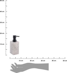 Dekorstyle Dávkovač mýdla ESTIARTE 260 ml šedý