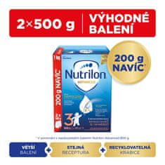 Nutrilon 3 Advanced batolecí mléko 1 kg, 12+