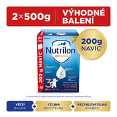 Nutrilon 3 Advanced batolecí mléko 1 kg, 12+