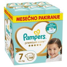 Pampers Premium Care vel. 7, 108 ks, 15 kg+