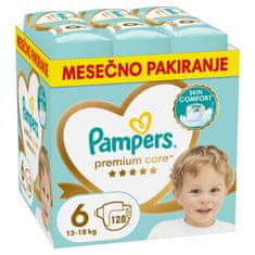 Pampers Premium Care vel. 6, 128 ks, 13-18 kg