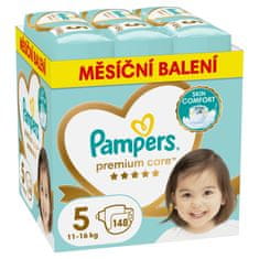 Pampers Premium Care plenky vel. 5 (148 ks plenek) 11-16 kg Měsíční balení