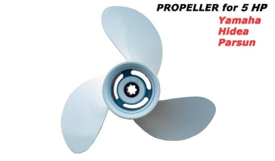 Propeller - lodní šroub 5 HP, Hidea, Yamaha, Parsun