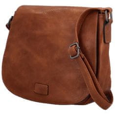 Urban Style Menší dámská crossbody s velkou klopou Rashida, světle hnědá