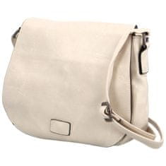 Urban Style Menší dámská crossbody s velkou klopou Rashida, béžová