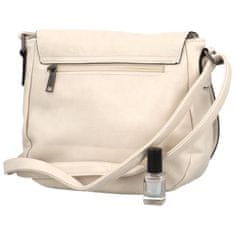 Urban Style Menší dámská crossbody s velkou klopou Rashida, béžová