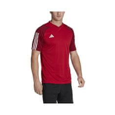 Adidas Tričko na trenínk červené M Tiro 23 Competition