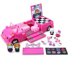 HELLO KITTY Hello Kitty Taneční limuzína kabriolet + figurky s příslušenstvím.