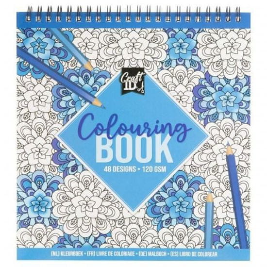 Kraftika Omalovánky - colouring book modré (24