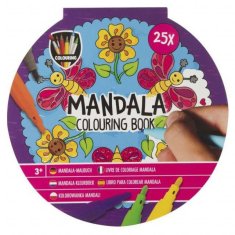 Kraftika Omalovánky - colouring book mandala