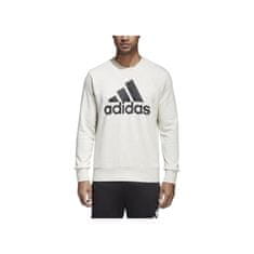 Adidas Mikina bílá 188 - 193 cm/XXL Ess Big Logo Crew