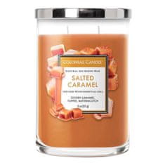 Colonial Candle Svíčka ve skleněném válci , Slaný karamel, 311 g