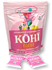 Superionherbs KOHI-FOCUS - Instantní káva, 20 sáčku x 3g (100% Arabica)