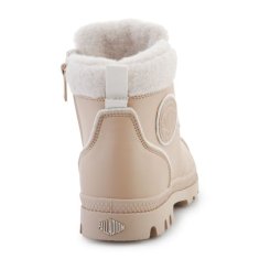 Palladium Pampa Hi Snow Warm béžové boty velikost 41