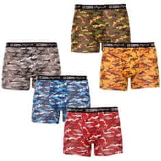 Lee Cooper 5PACK pánské boxerky vícebarevné (LCU3200700D-1763075) - velikost XXL