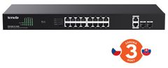 Tenda TEG1120P-16-150W PoE AT Gigabit switch + 2x SFP