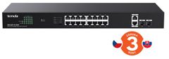 Tenda TEG1120P-16-250W PoE AT Gigabit switch + 2x SFP