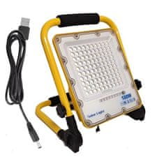 Pronett XJ5247 Dobíjecí LED reflektor IP66, 100W, 6500 K