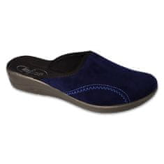 Befado dámské pantofle pu navy blue velikost 40