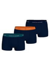 Tommy Hilfiger Pánské boxerky UM0UM02763 0VH 3pack, Tm. modrá, L