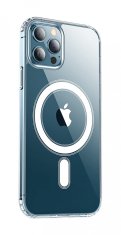 TopQ Kryt Clear Magnetic iPhone 12 Pro pevný průhledný 85503